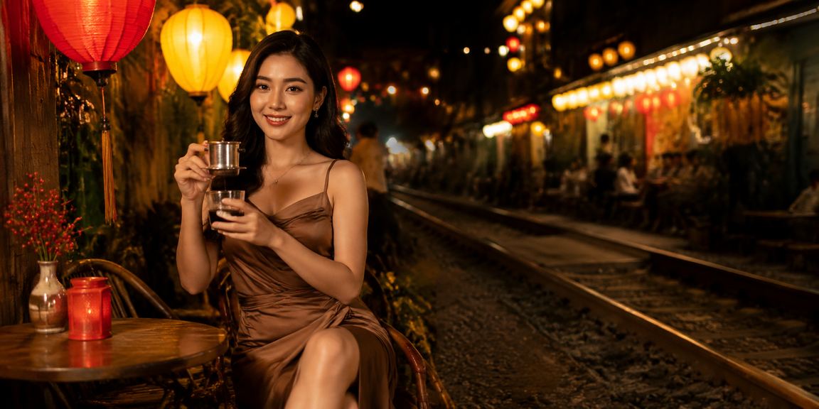 Người chơi VIP tại Hà Nội thưởng thức cà phê và đăng nhập tài khoản casino trực tuyến