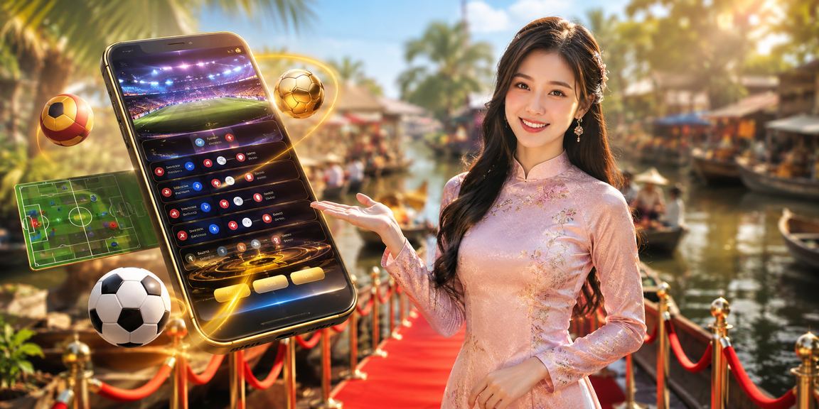 Người phụ nữ mặc áo dài tại đồng bằng sông Cửu Long sử dụng ứng dụng casino